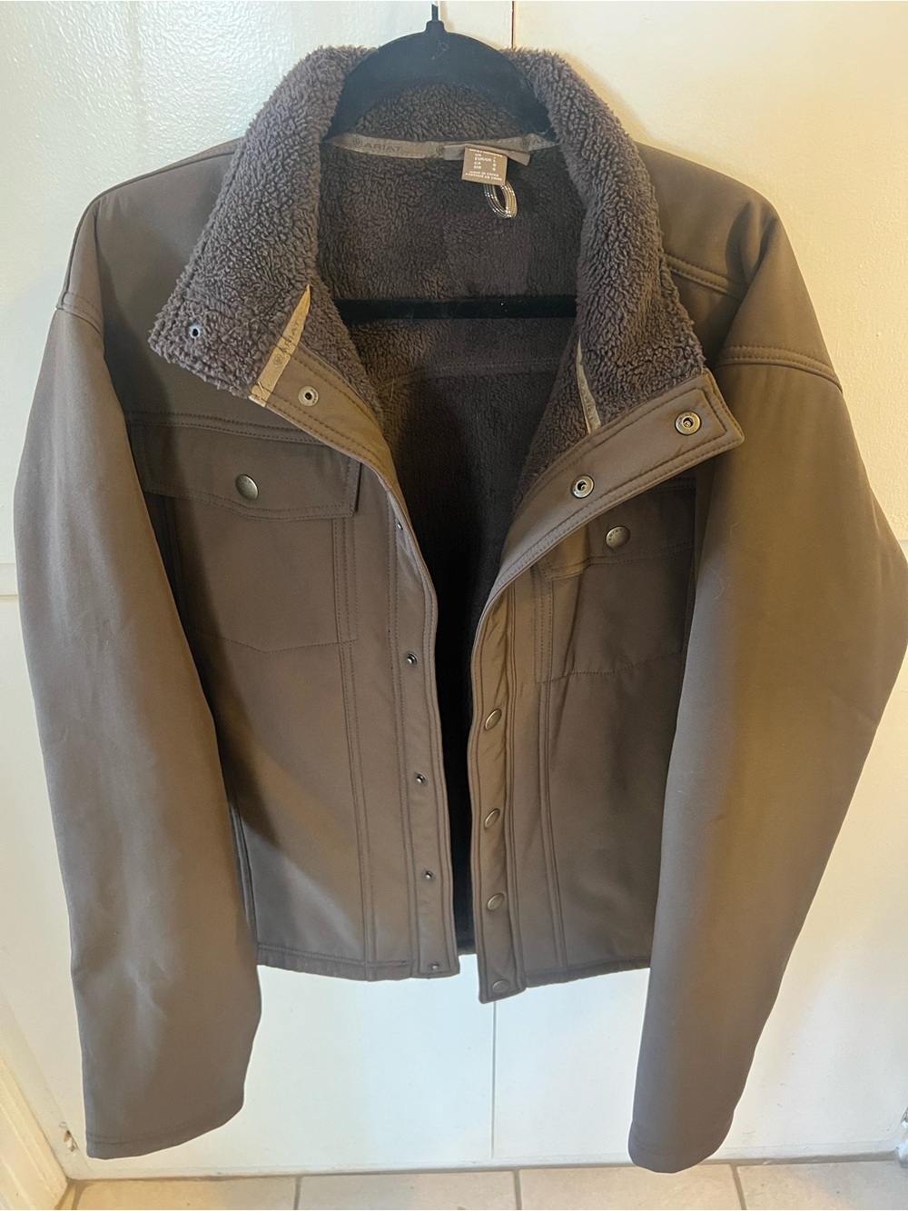 Ariat Men's Dark Brown Vernon Sherpa Jacket